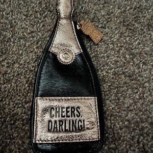 Kate Spade champagne bottle coin purse